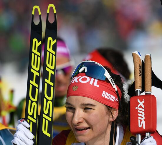 Austria Ski World Championships Skiathlon Women