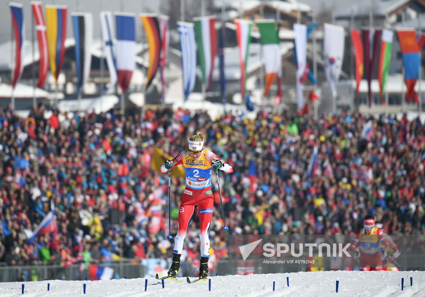 Austria Ski World Championships Skiathlon Women