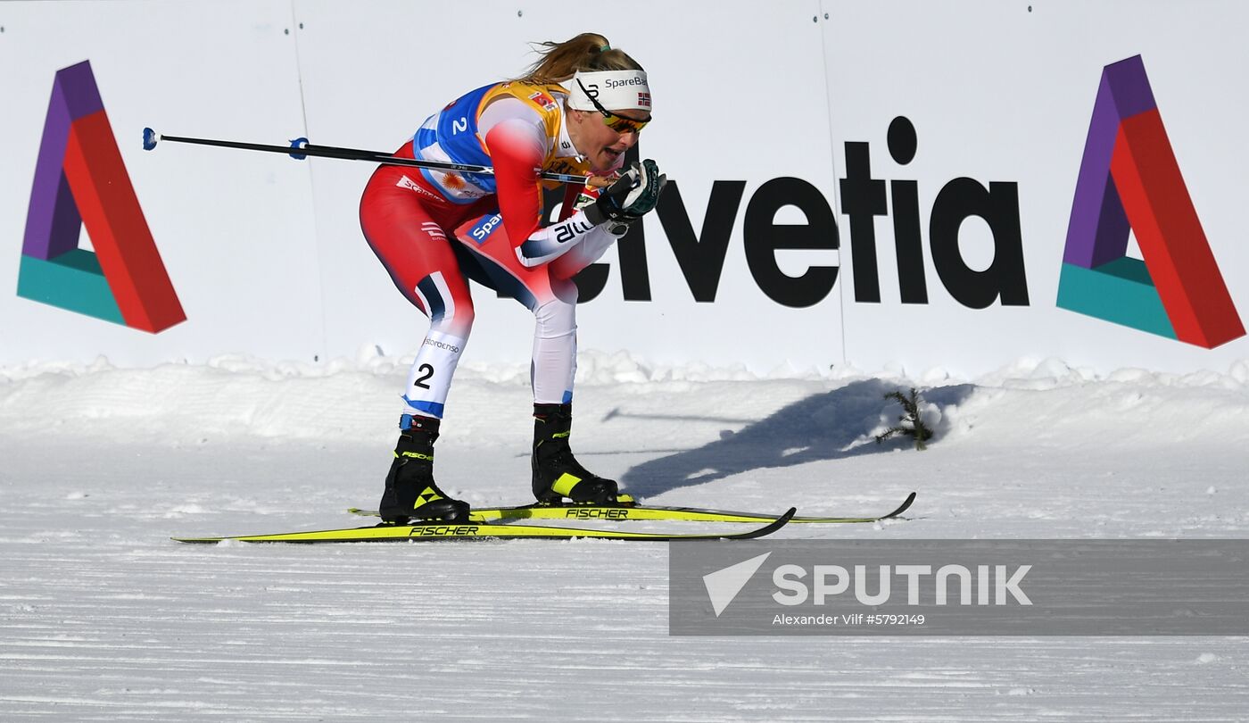 Austria Ski World Championships Skiathlon Women