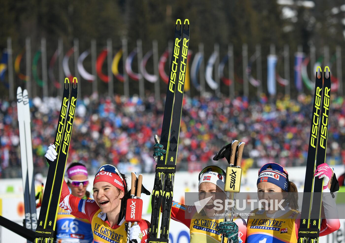 Austria Ski World Championships Skiathlon Women