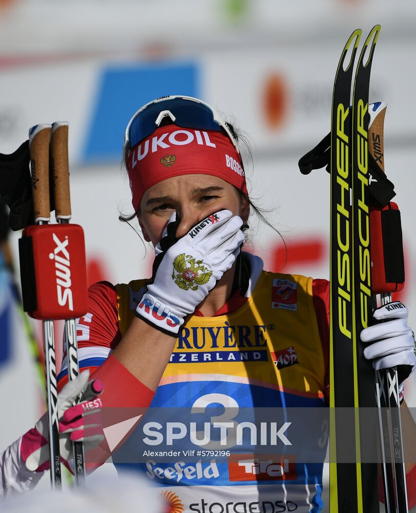 Austria Ski World Championships Skiathlon Women