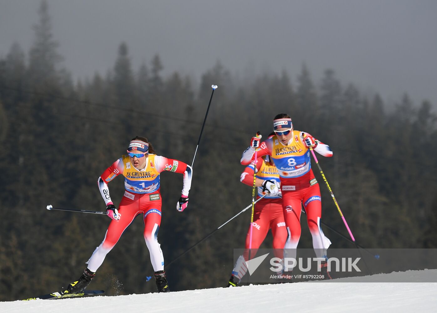 Austria Ski World Championships Skiathlon Women