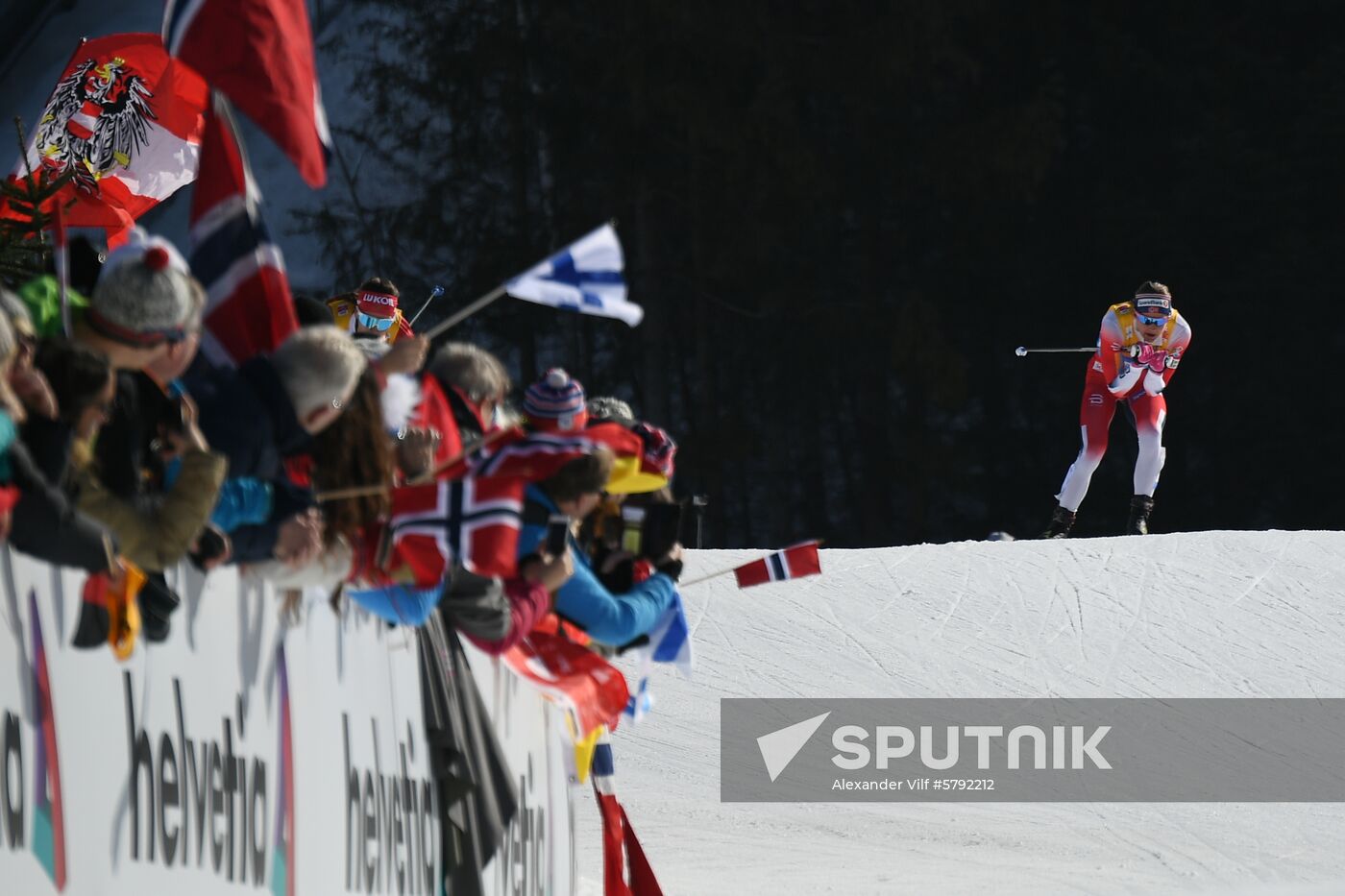 Austria Ski World Championships Skiathlon Women