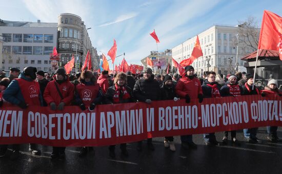 Russia Communist Rally