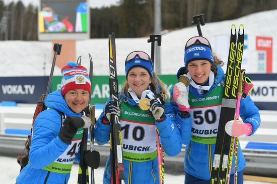 Belarus Biathlon European Championships Sprint Women