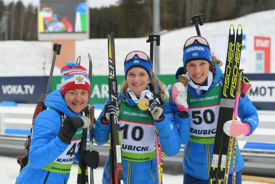 Belarus Biathlon European Championships Sprint Women