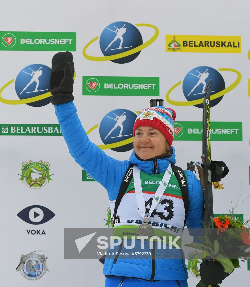 Belarus Biathlon European Championships Sprint Women