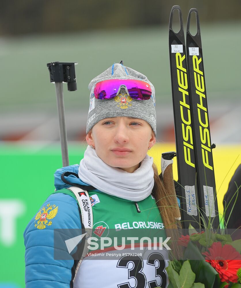 Belarus Biathlon European Championships Sprint Women