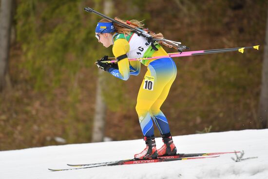 Belarus Biathlon European Championships Sprint Women