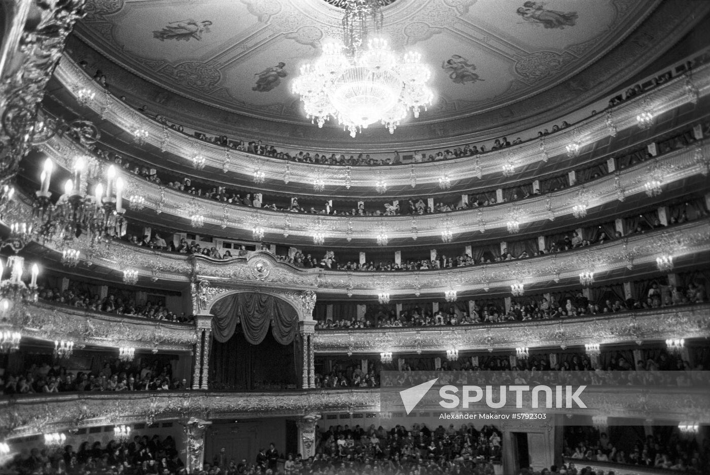 Bolshoi Theater's audience hall