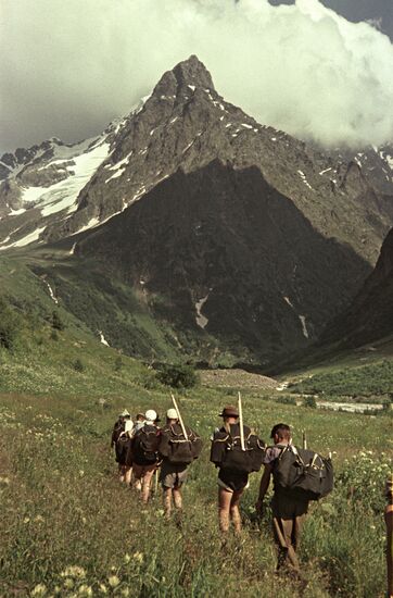 Mountaineers in Caucasus