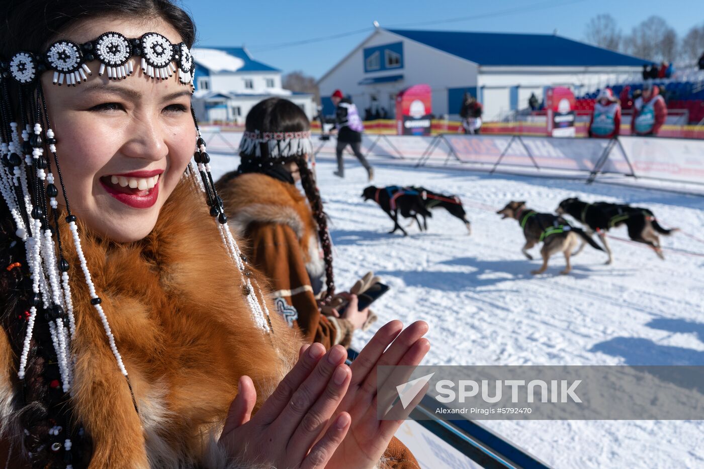 Russia Dog Sled Race