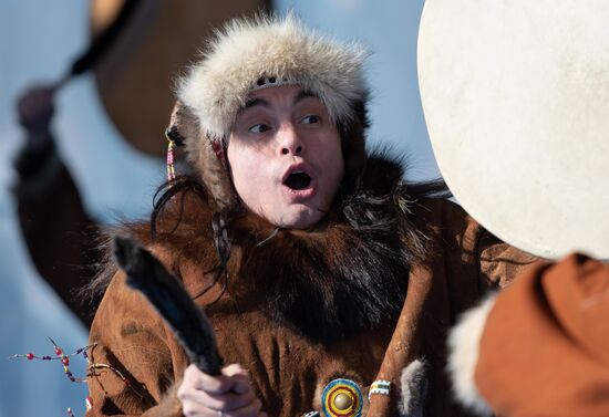 Russia Dog Sled Race