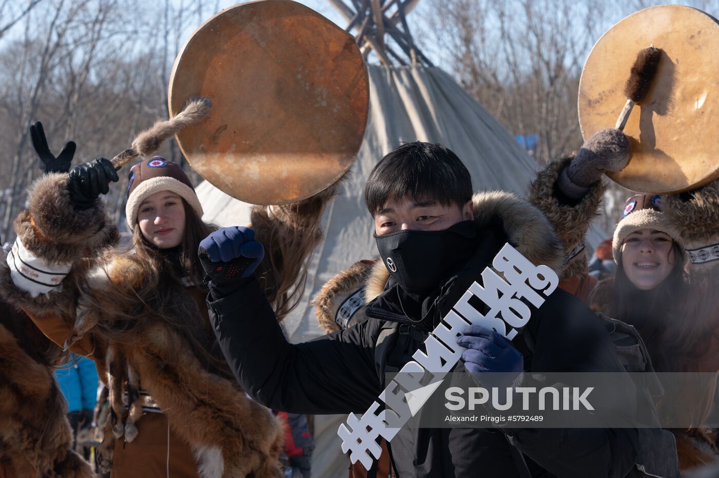 Russia Dog Sled Race