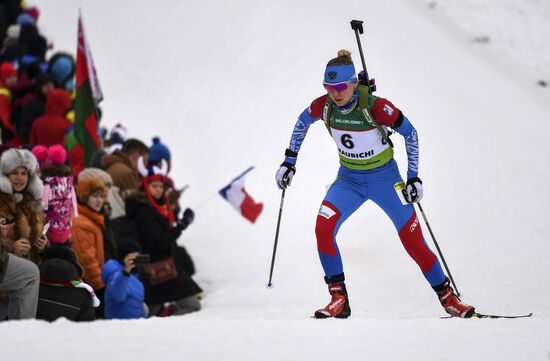 Belarus Biathlon European Championships Sprint Women