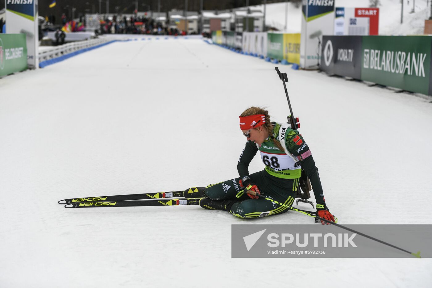 Belarus Biathlon European Championships Sprint Women