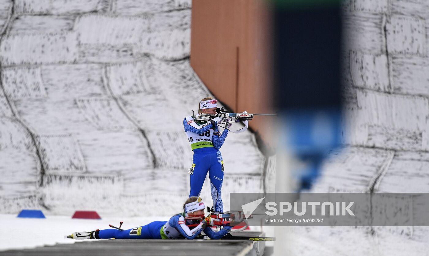 Belarus Biathlon European Championships Sprint Women