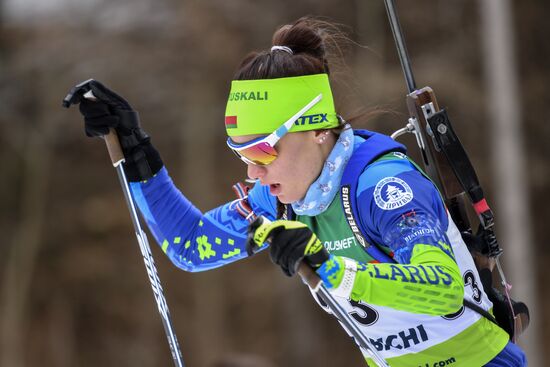 Belarus Biathlon European Championships Sprint Women