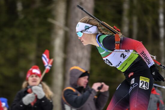 Belarus Biathlon European Championships Sprint Women