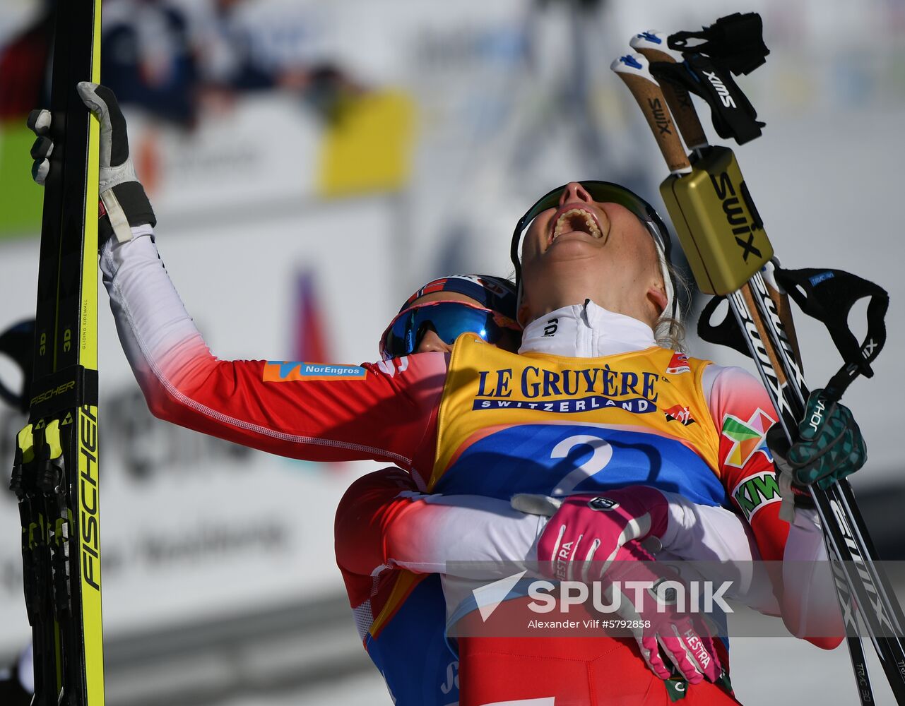 Austria Ski World Championships Skiathlon Women