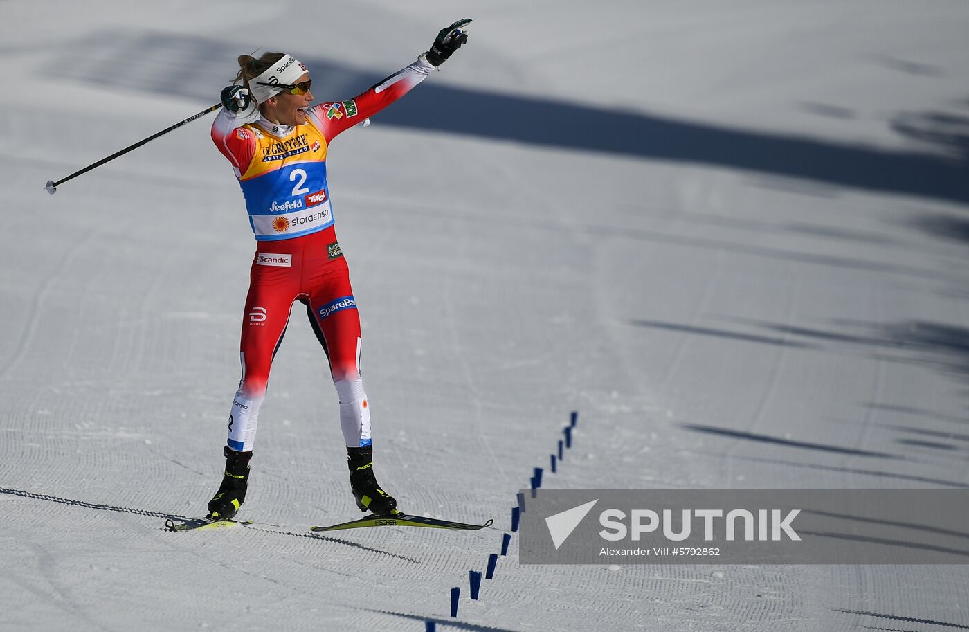Austria Ski World Championships Skiathlon Women