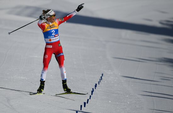 Austria Ski World Championships Skiathlon Women