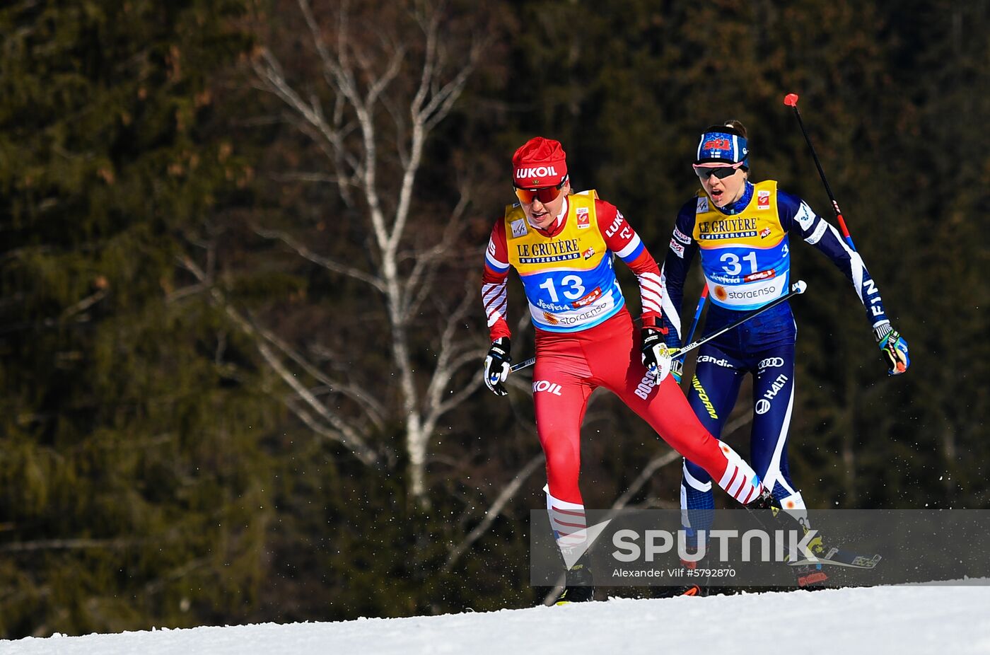 Austria Ski World Championships Skiathlon Women