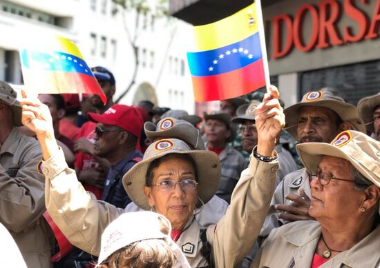 Venezuela Maduro Supporters