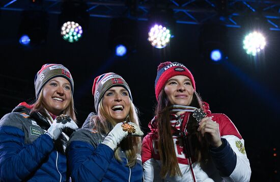 Austria Ski World Championships Skiathlon Medals
