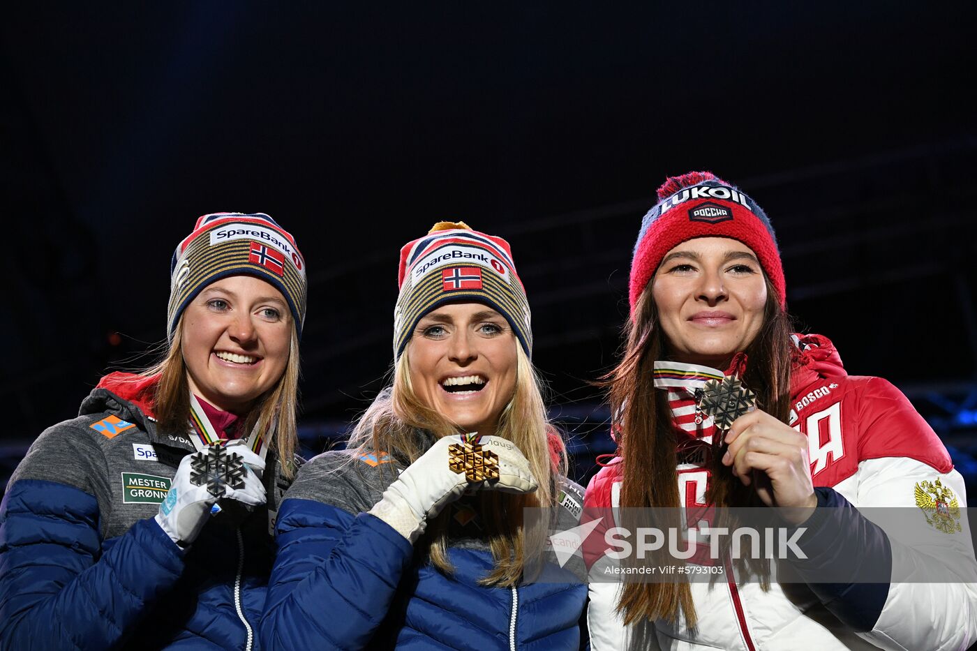 Austria Ski World Championships Skiathlon Medals