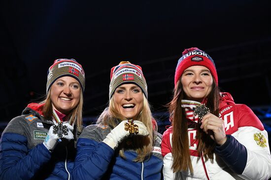 Austria Ski World Championships Skiathlon Medals