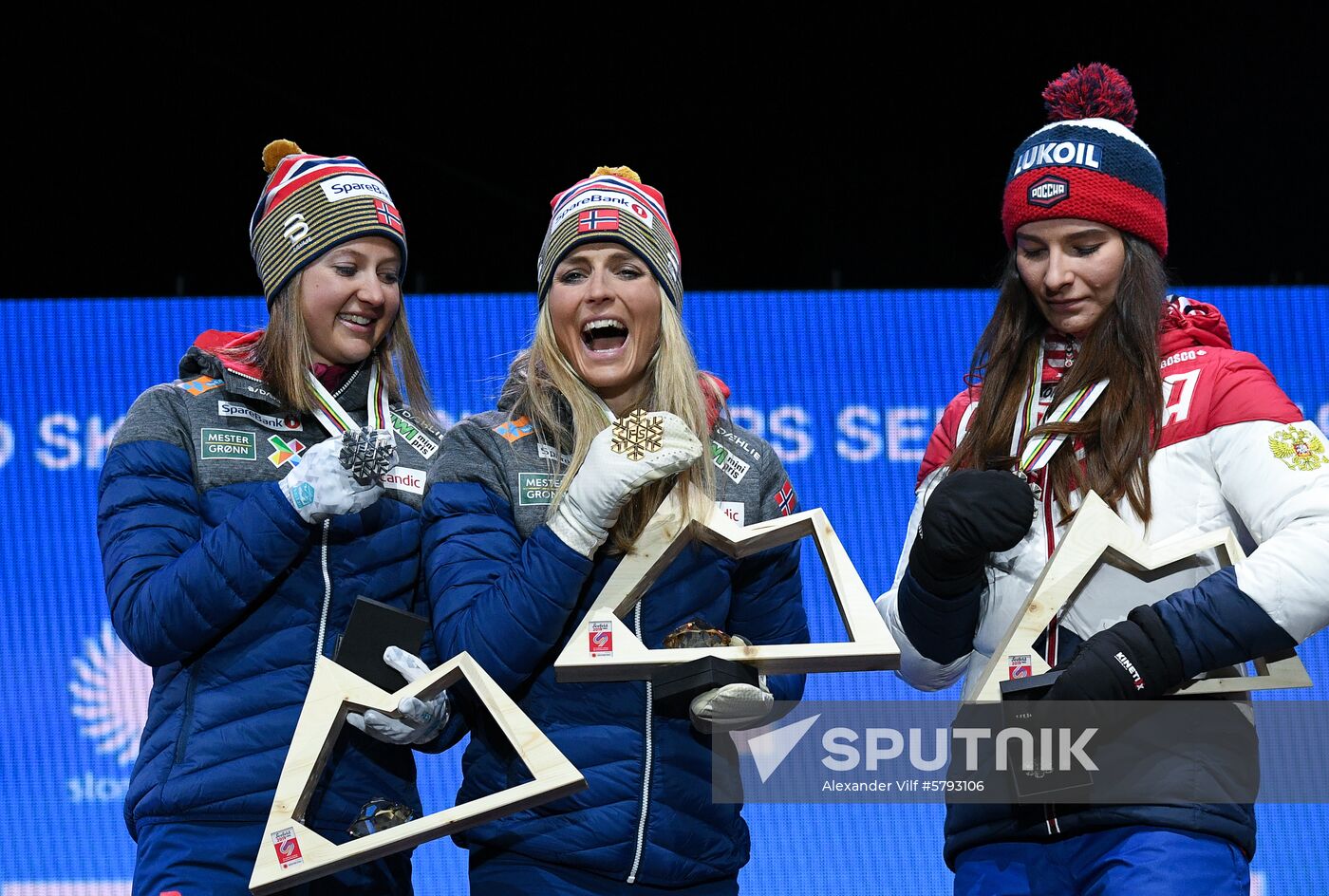Austria Ski World Championships Skiathlon Medals