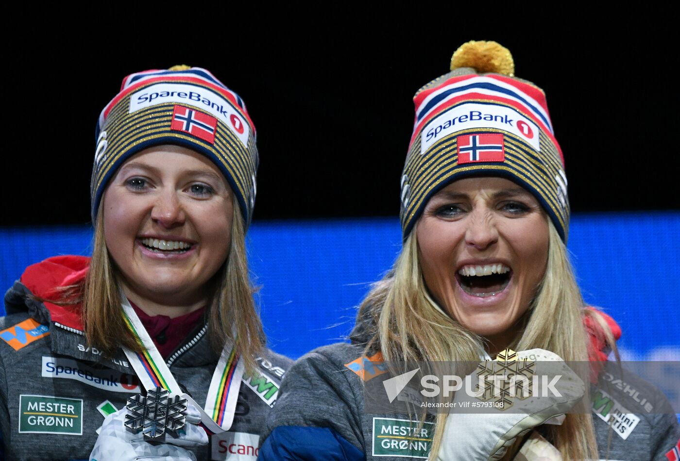 Austria Ski World Championships Skiathlon Medals
