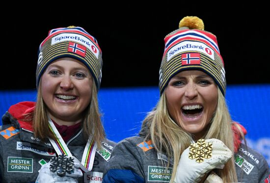 Austria Ski World Championships Skiathlon Medals