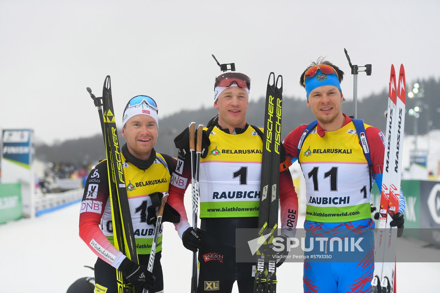 Belarus Biathlon European Championships Pursuit Men