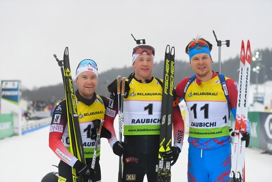 Belarus Biathlon European Championships Pursuit Men