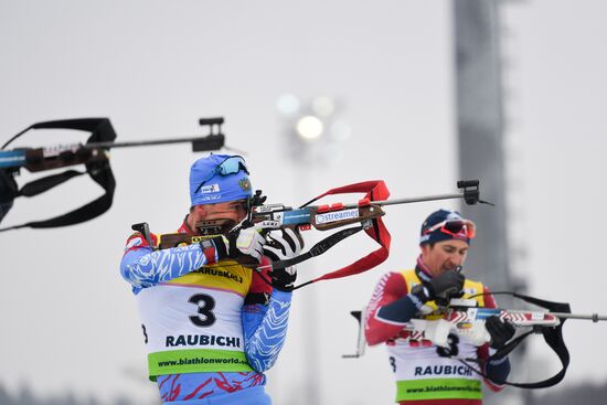 Belarus Biathlon European Championships Pursuit Men