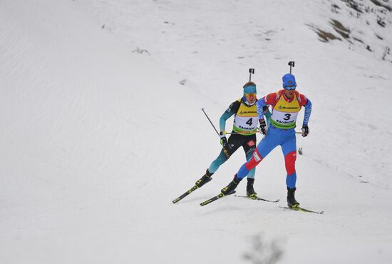 Belarus Biathlon European Championships Pursuit Men