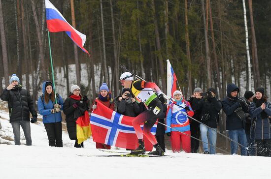 Belarus Biathlon European Championships Pursuit Men