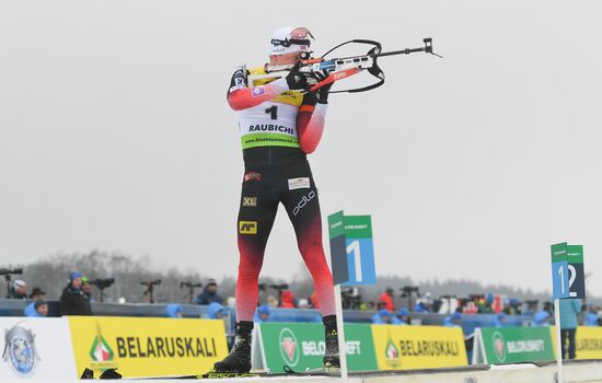 Belarus Biathlon European Championships Pursuit Men