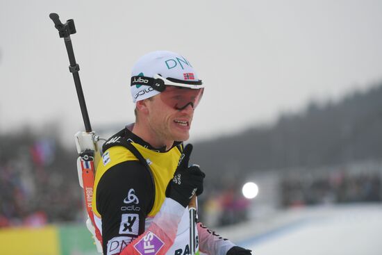 Belarus Biathlon European Championships Pursuit Men
