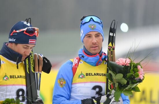 Belarus Biathlon European Championships Pursuit Men
