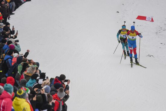 Belarus Biathlon European Championships Pursuit Men
