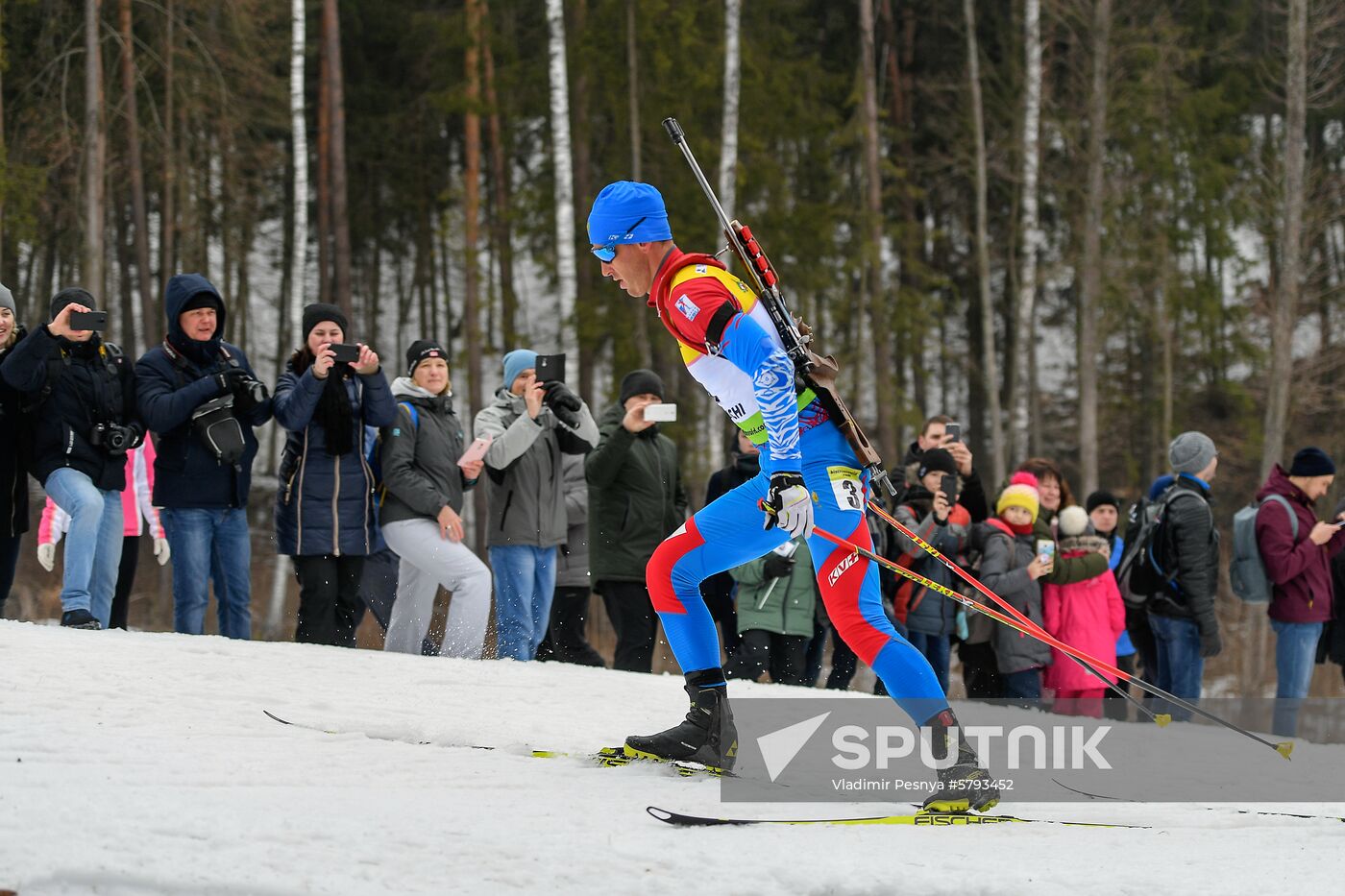 Belarus Biathlon European Championships Pursuit Men