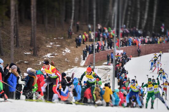 Belarus Biathlon European Championships Pursuit Men