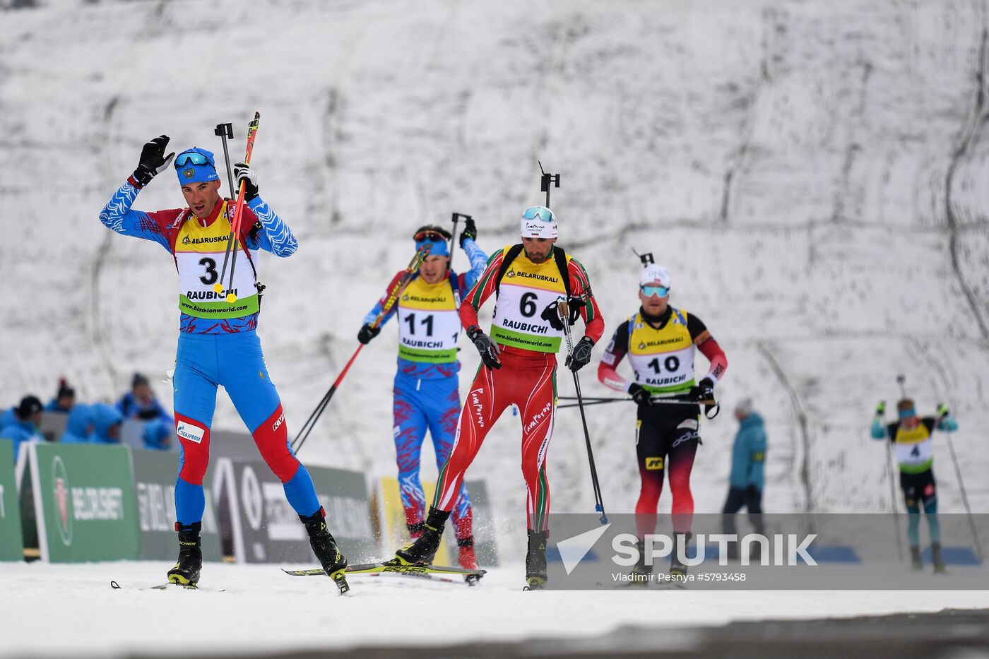 Belarus Biathlon European Championships Pursuit Men