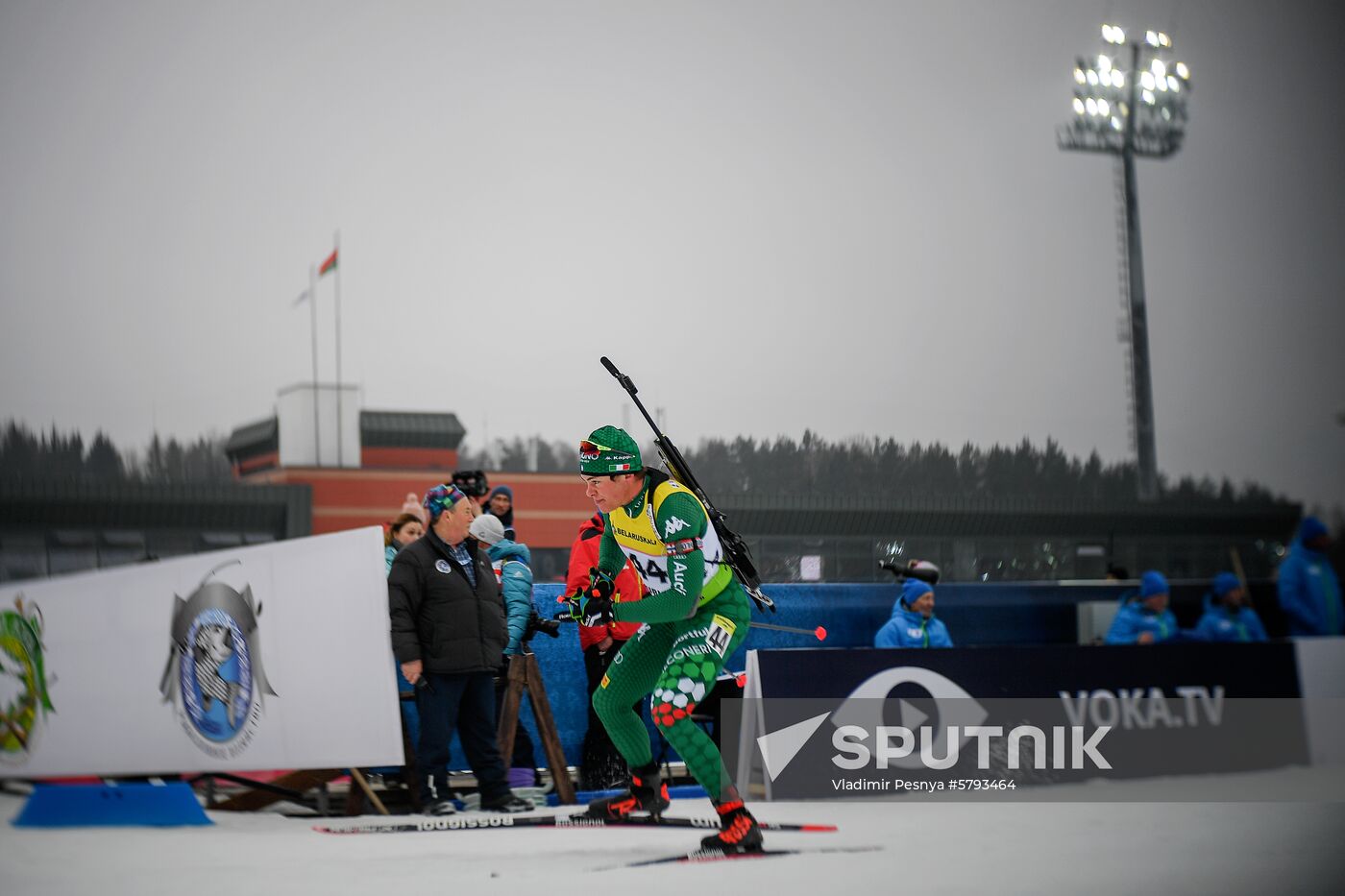 Belarus Biathlon European Championships Pursuit Men