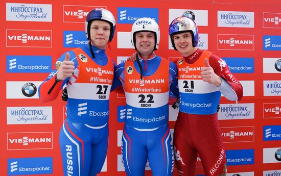 Russia Luge World Cup Singles Men