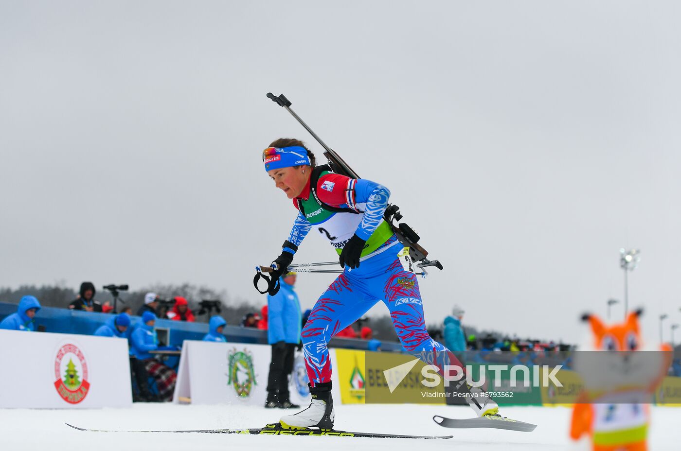 Belarus Biathlon European Championships Pursuit Women