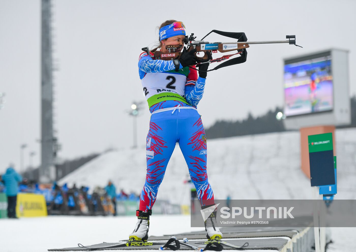 Belarus Biathlon European Championships Pursuit Women